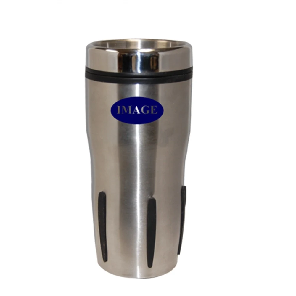16 Oz. Stainless Steel Rib Grip Tumbler 1
