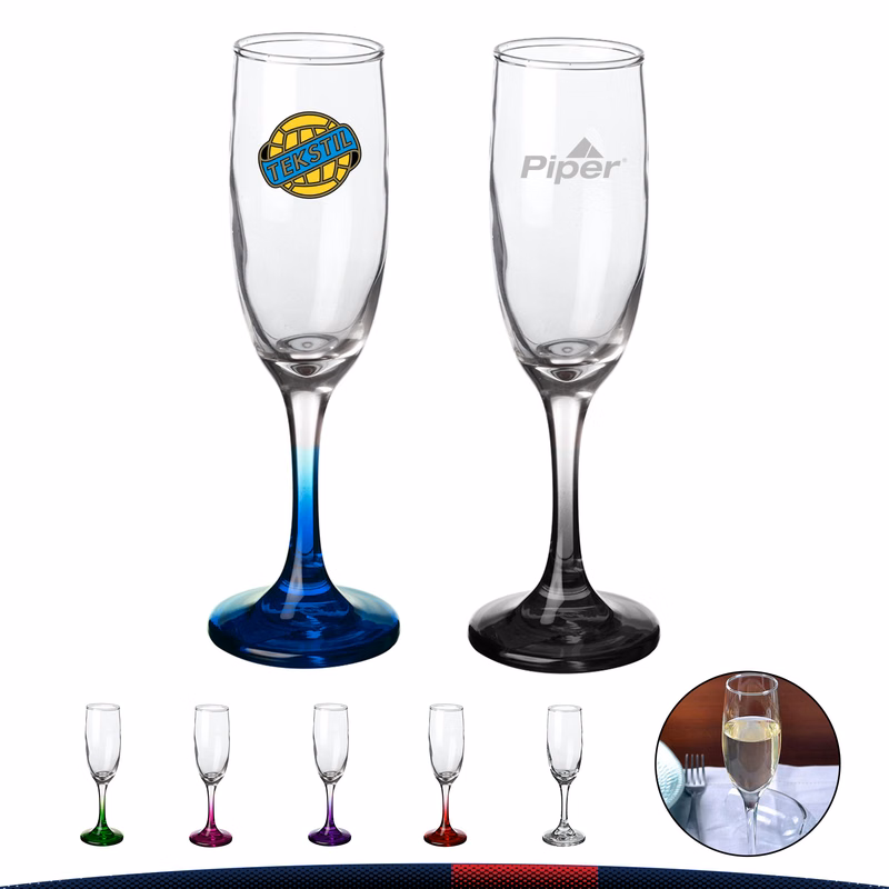 6 oz. Classy Champagne Glasses