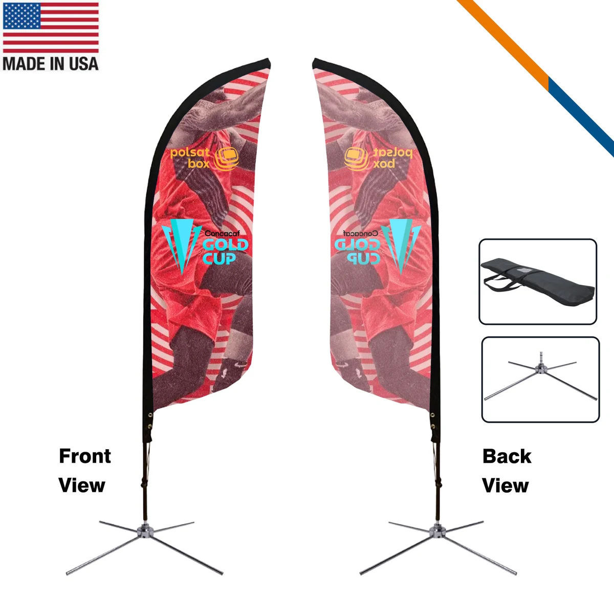 7' Dawn Single-Sided Feather Flag 1