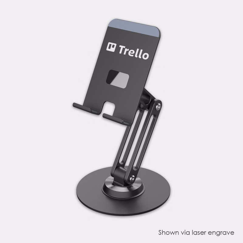 Evo XL- Aluminum Phone and Tablet Stand Featuring Adjustable Height and Rotating Base