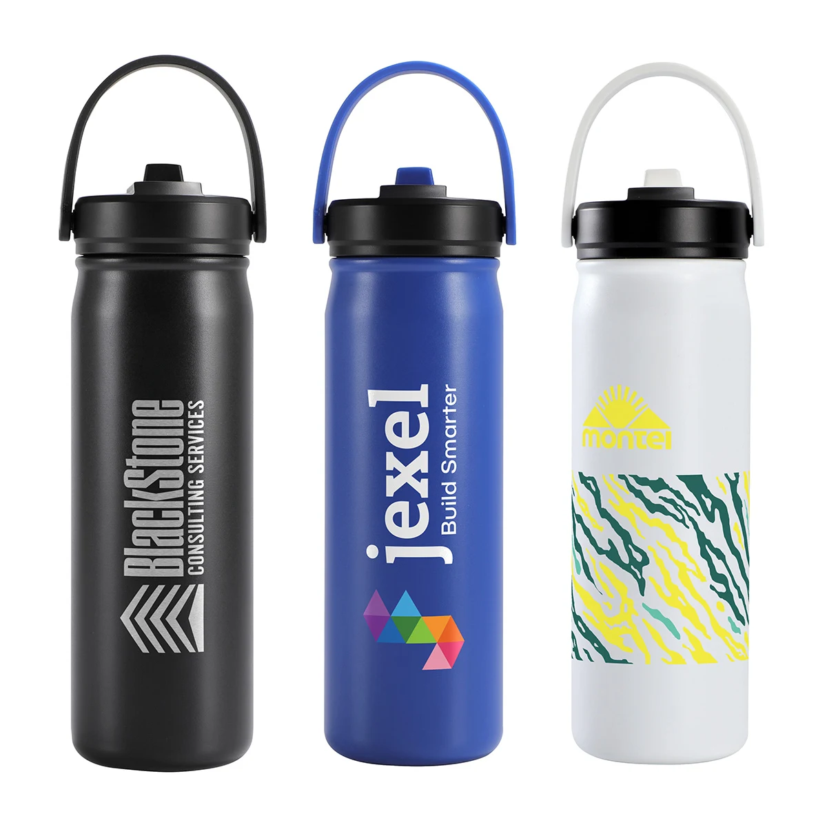 Lennon 20 oz Eco-friendly Straw Lid Vacuum Bottle 1