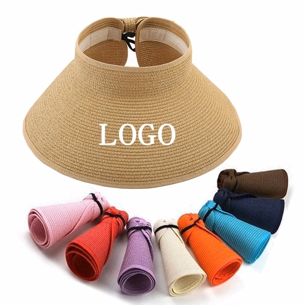 Foldable Roll Up Beach Straw Hat