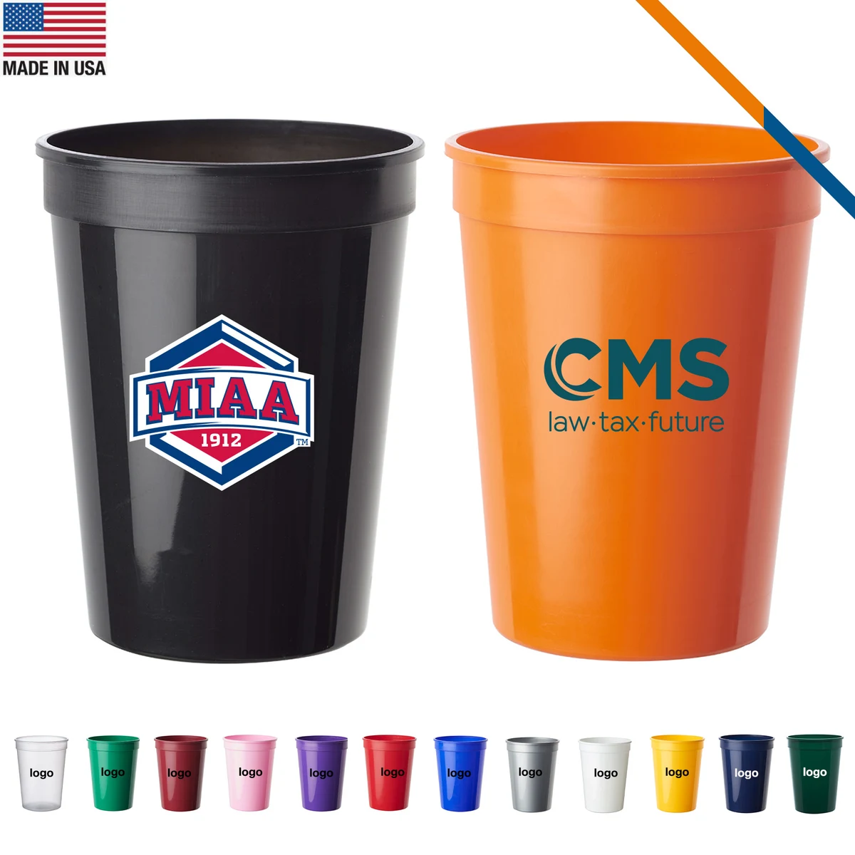 Hemilie Plastic Stadium Cup - 12 OZ. 1