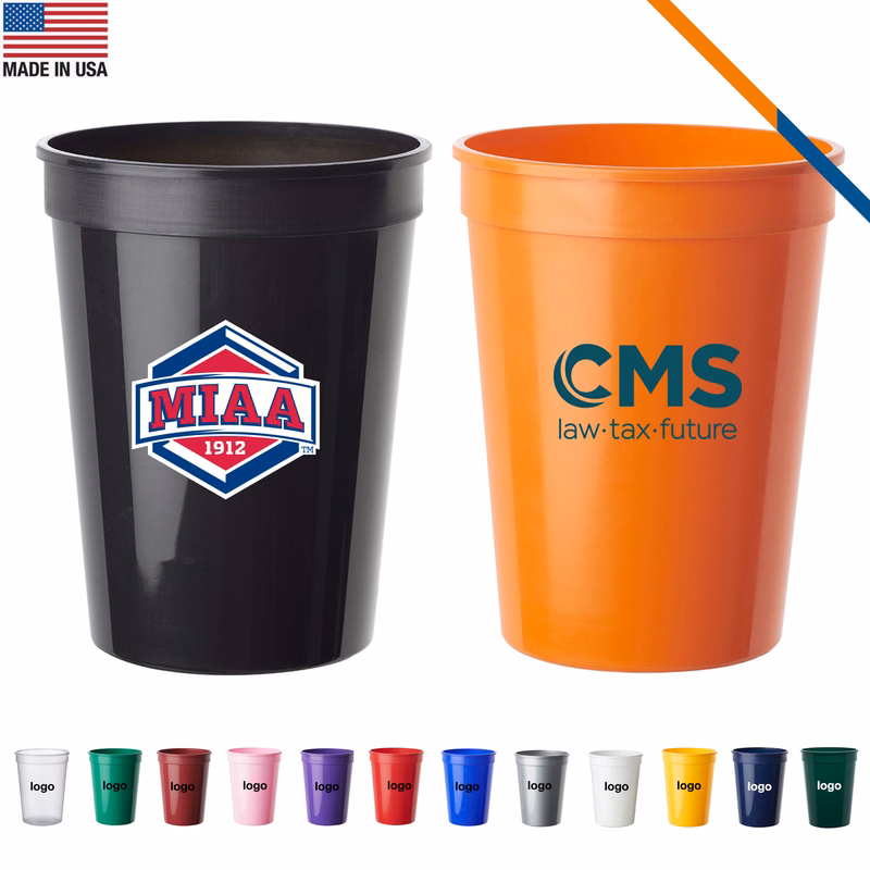 Hemilie Plastic Stadium Cup - 12 OZ.