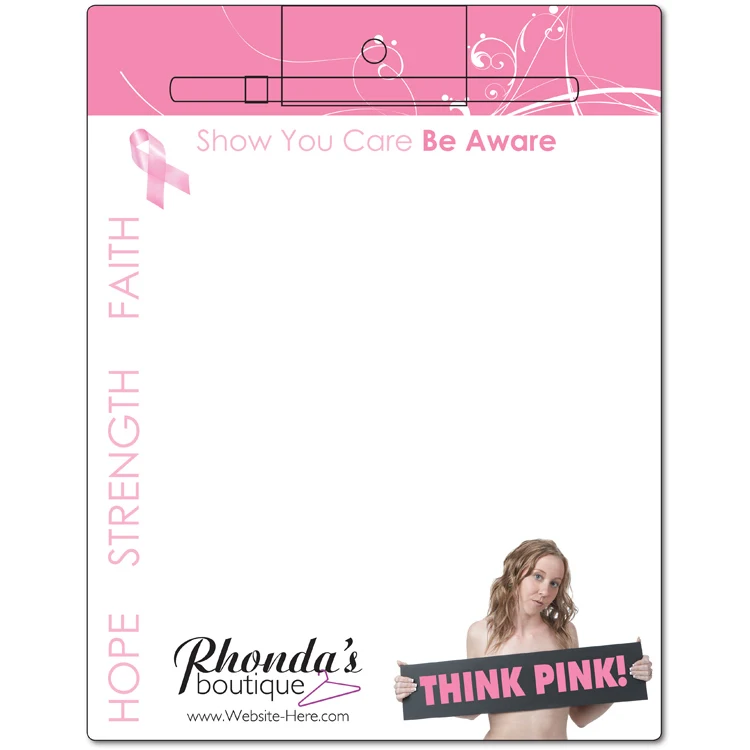 Awareness Memo Board - 8.5x11 Laminated - 14 pt. 1