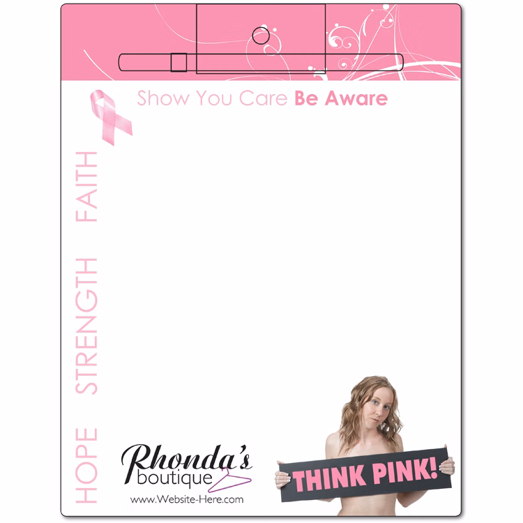 Awareness Memo Board - 8.5x11 Laminated - 14 pt.