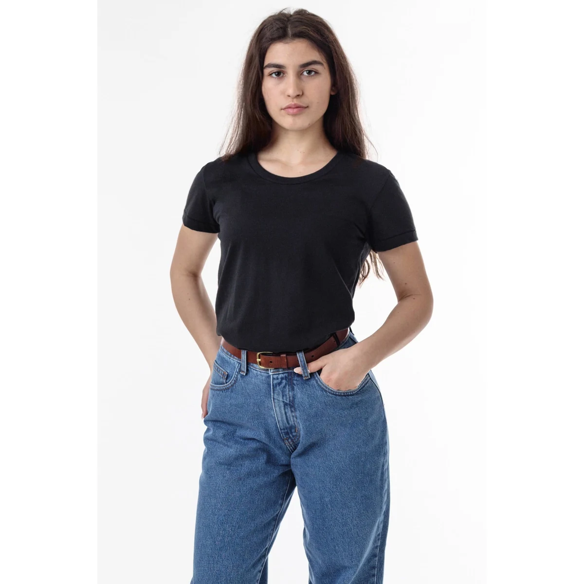 WOMEN'S POLY COTTON S/S T-SHIRT 1