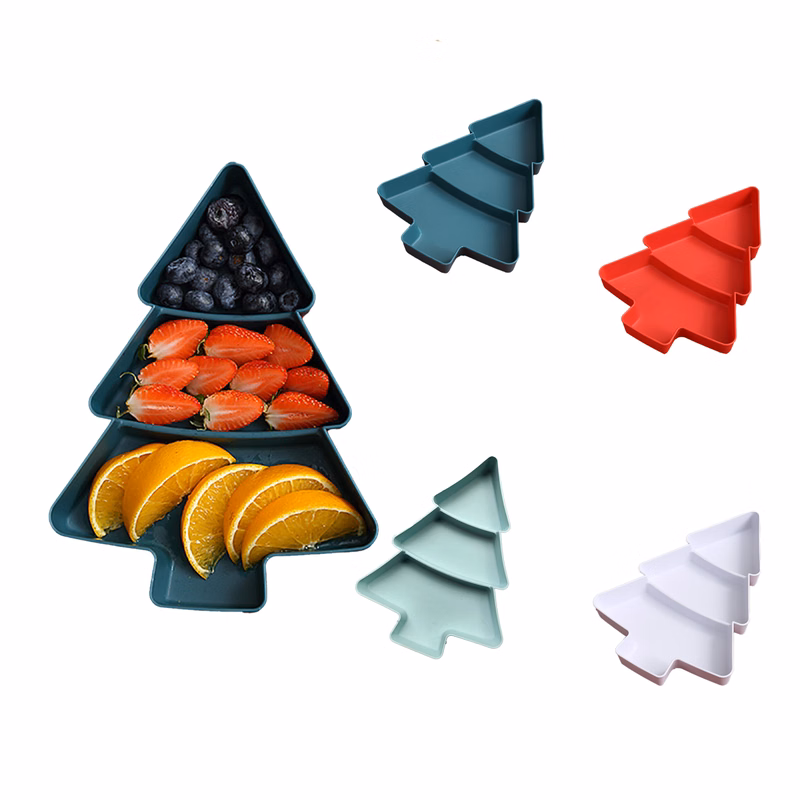 Plastic Divided Serving Tray