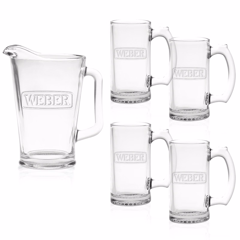Pitcher & Thumbprint Mug Set