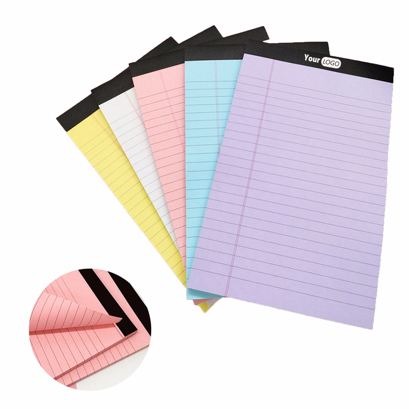 50-Sheet A5 Lined Notepad - Perforated Design