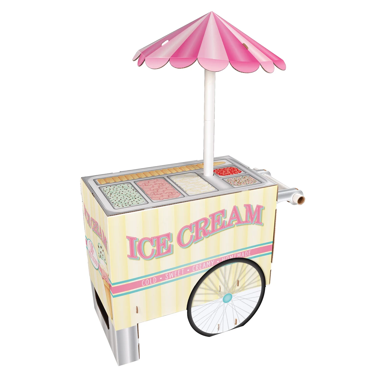 3-D Ice Cream Cart Prop 1