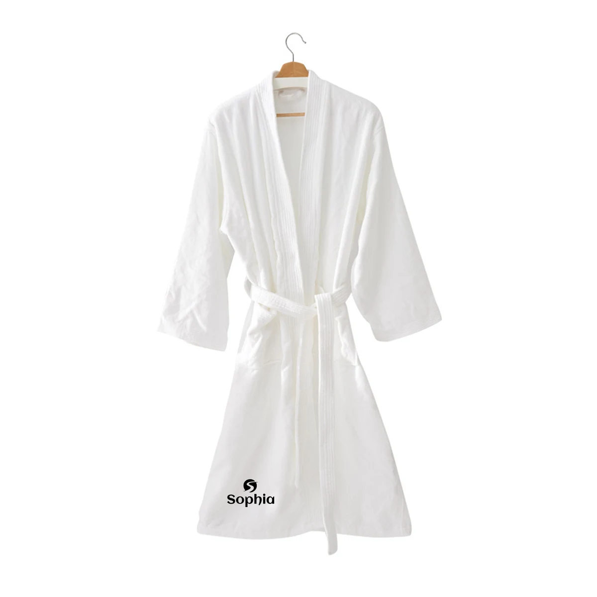 Lightweight Cotton Bathrobe for Women 1