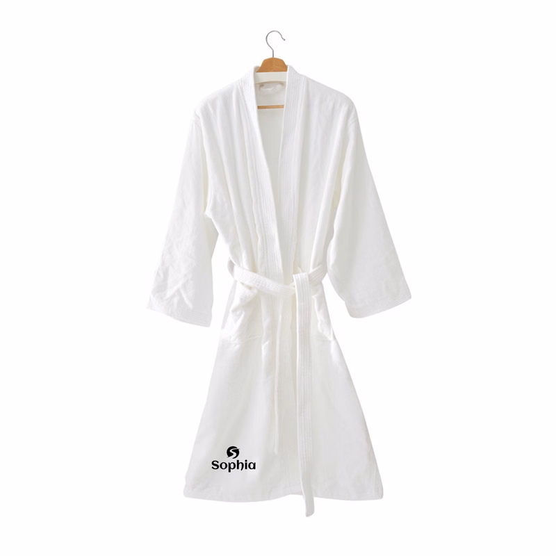 Lightweight Cotton Bathrobe for Women