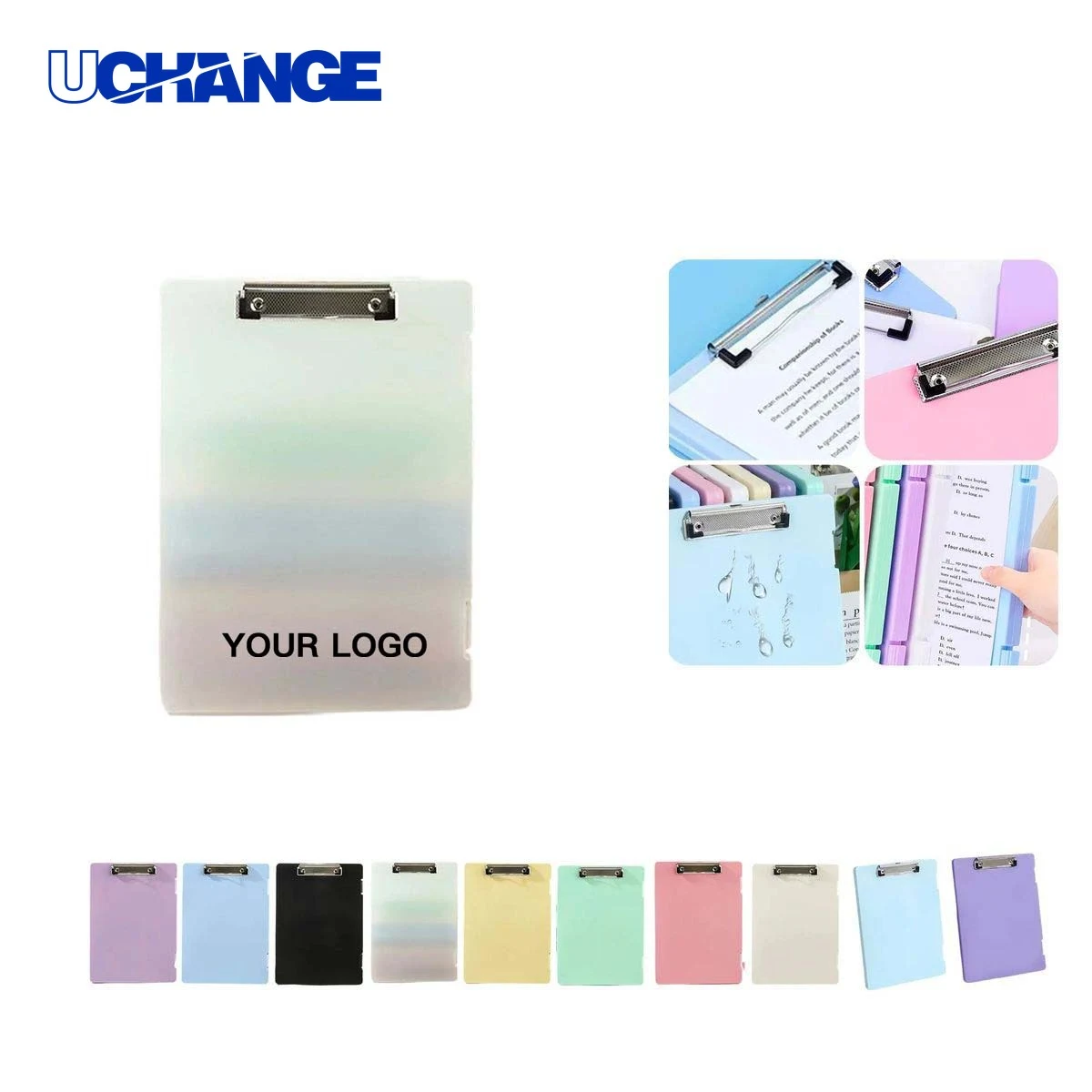Plastic Clipboard Folder Organizer with Stationery Storage 1