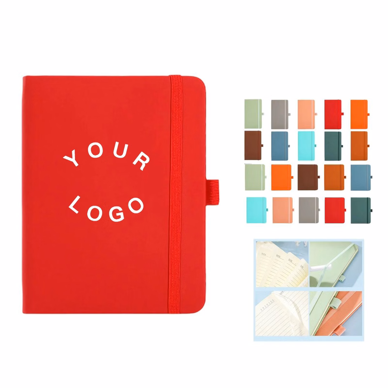 Imitation Leather A6 Notebook for Travel and Work