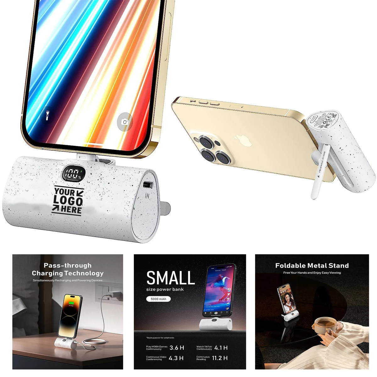 5000mAh PD Battery Pack Mini Portable Fast Charging Small Power Bank 1