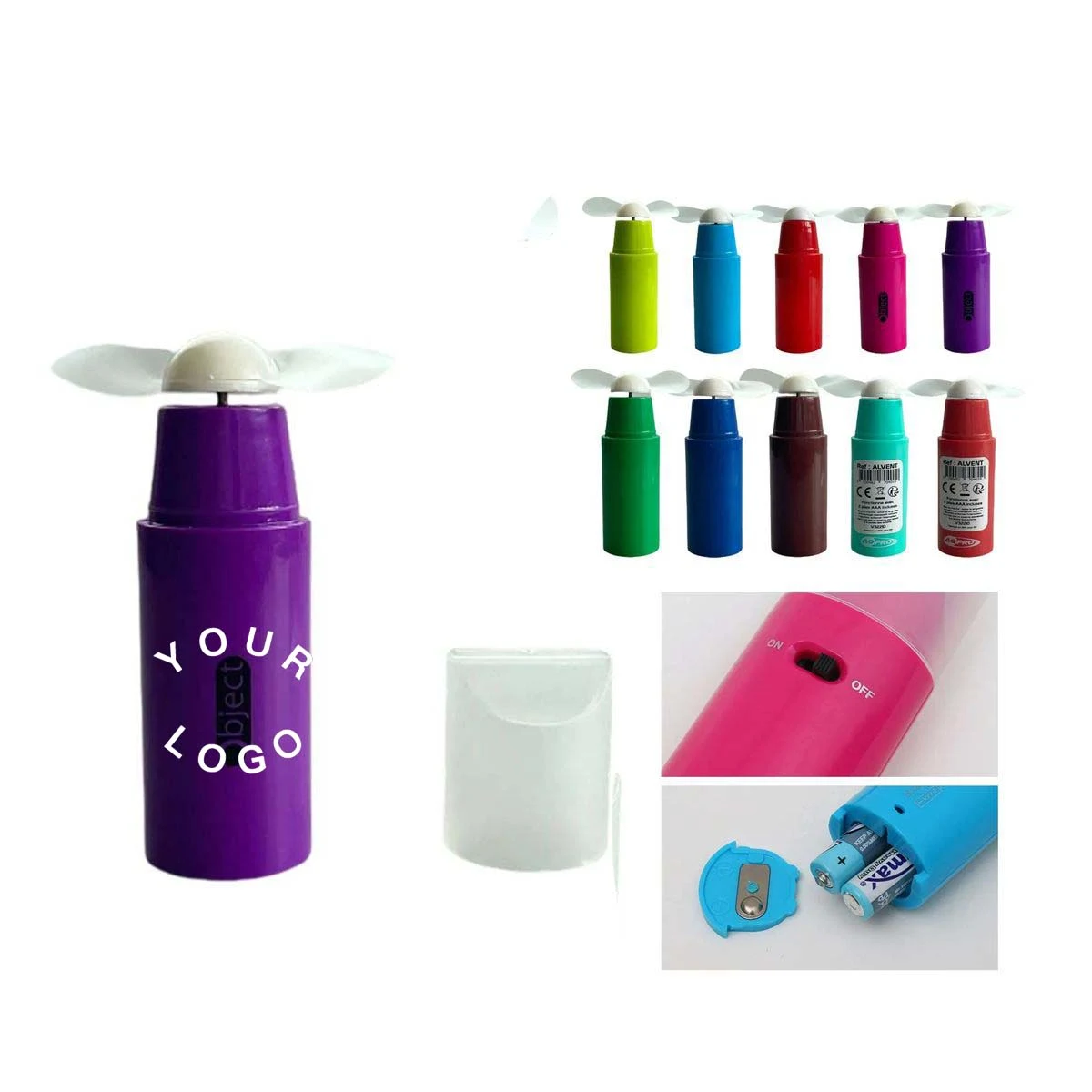 ABS Handheld Fan with Quiet Cooling Effect 1