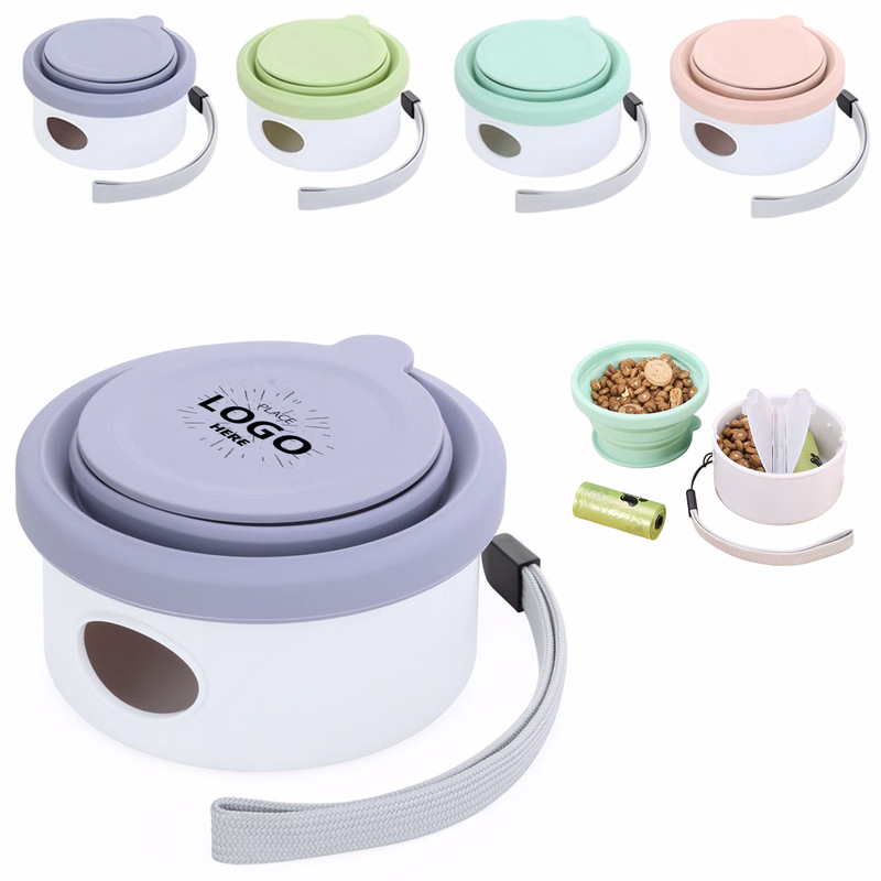 Collapsible Travel Pet Bowl Set