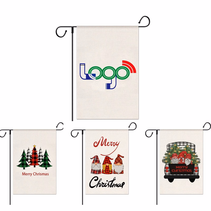 MOQ 50PCS 12" x 18" Garden Flag Mask