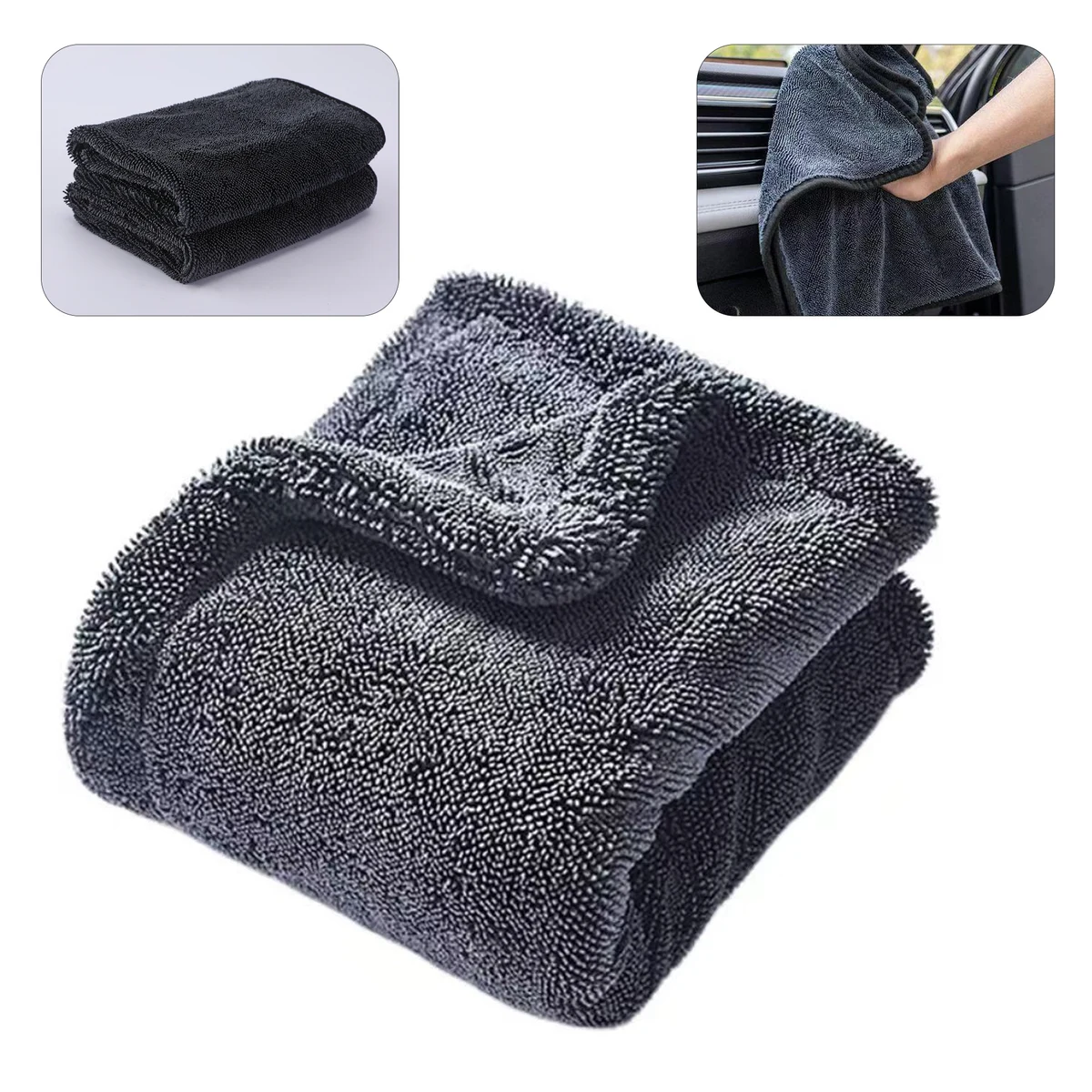 Double-Sided Super Absorbent Car Wash Towel 1