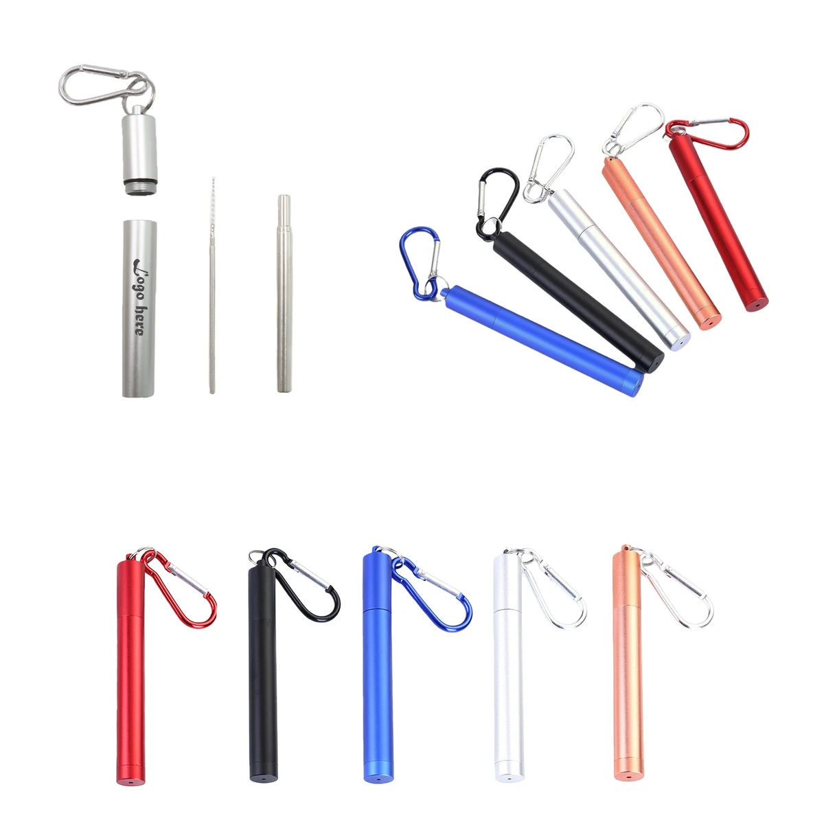 Telescopic Straw With Aluminum Case 1