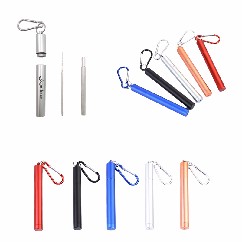 Telescopic Straw With Aluminum Case