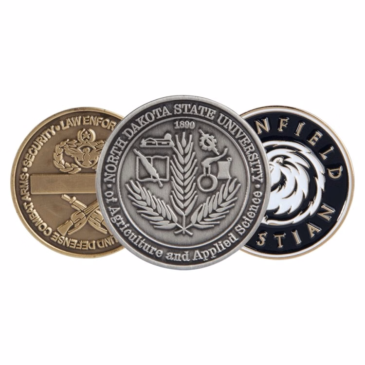 1.5" Zinc Challenge Coin (No Color Fill)