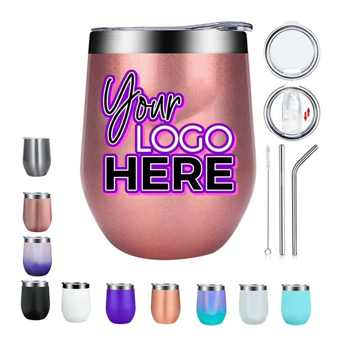Stainless Steel Insulated Coffee Pot Belly Mug 12 oz 1