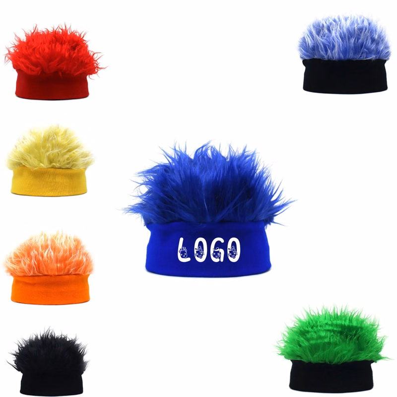 Cheering Sport Crazy Fans Wig With Headband