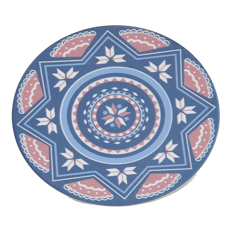 Ceramic Coaster with Cork Bottom 1