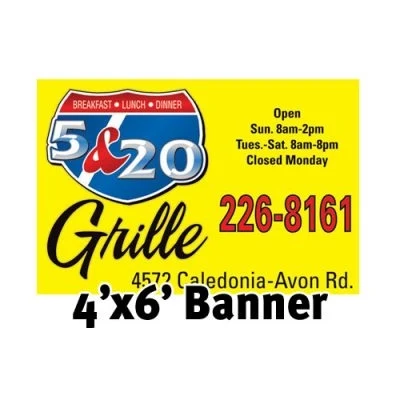 Full Color Banner 4'x6' - Mesh 1
