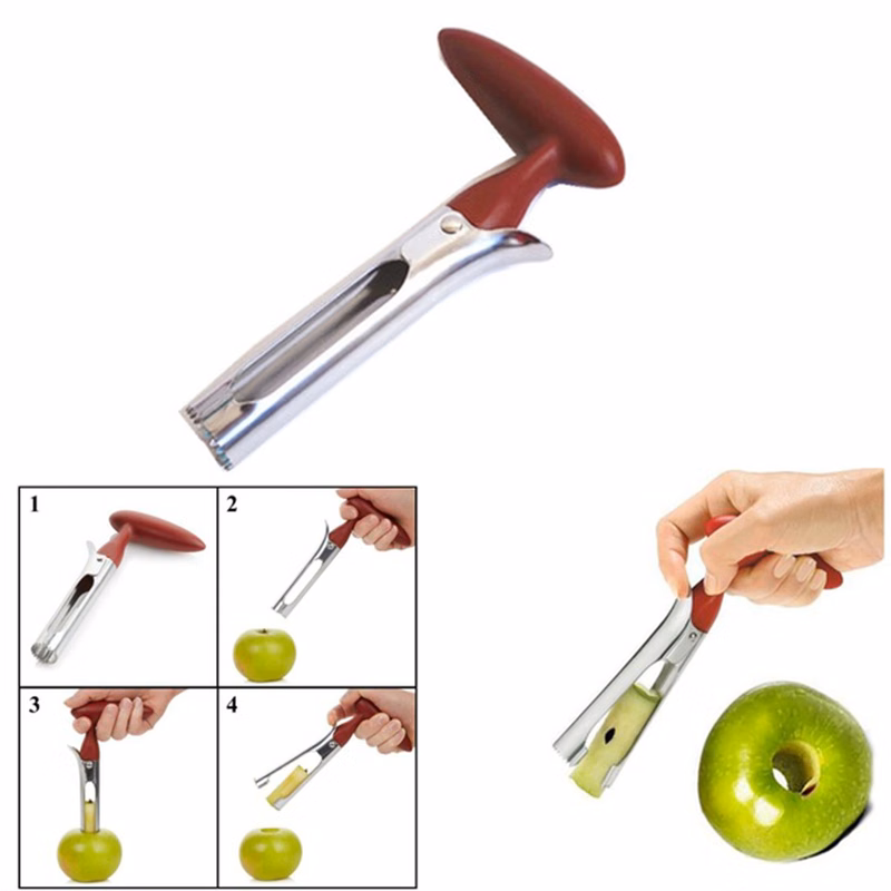 Stainless Steel Apple Pear Fruits Seeds Remover Tool