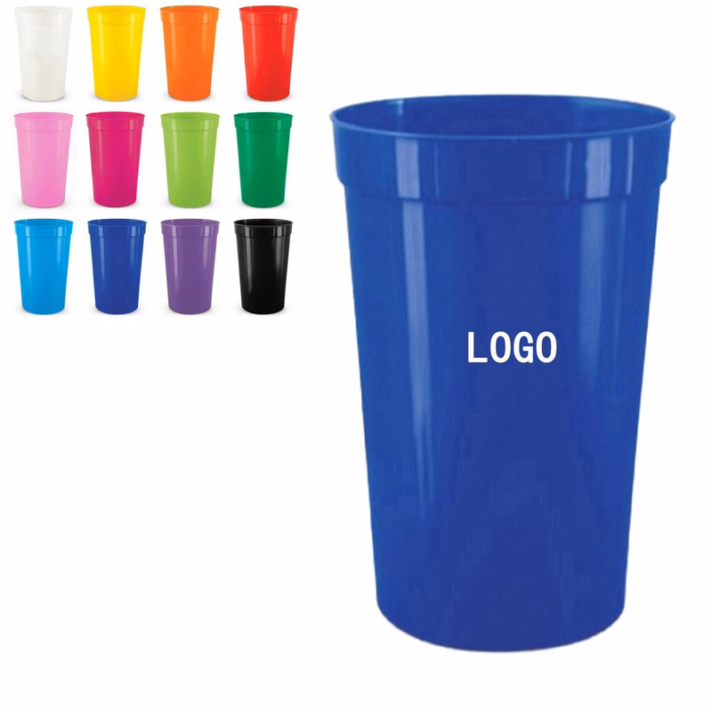 Custom 16Oz Reusable PP Stadium Plastic Cup
