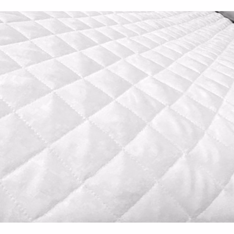 Diamond Check Quilted Full Top Sheet
