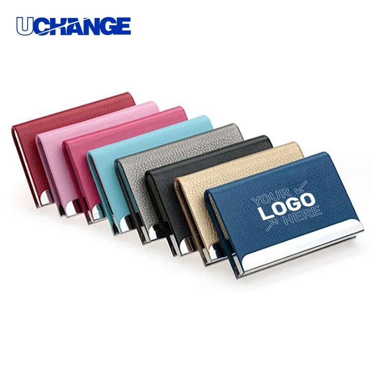 PU Leather Business Card Holder Case 1