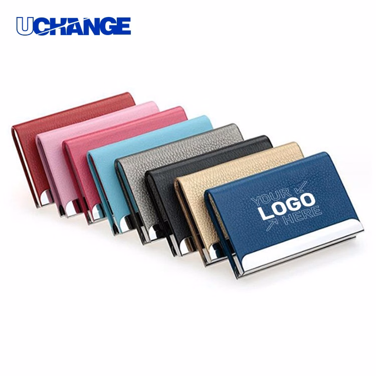 PU Leather Business Card Holder Case