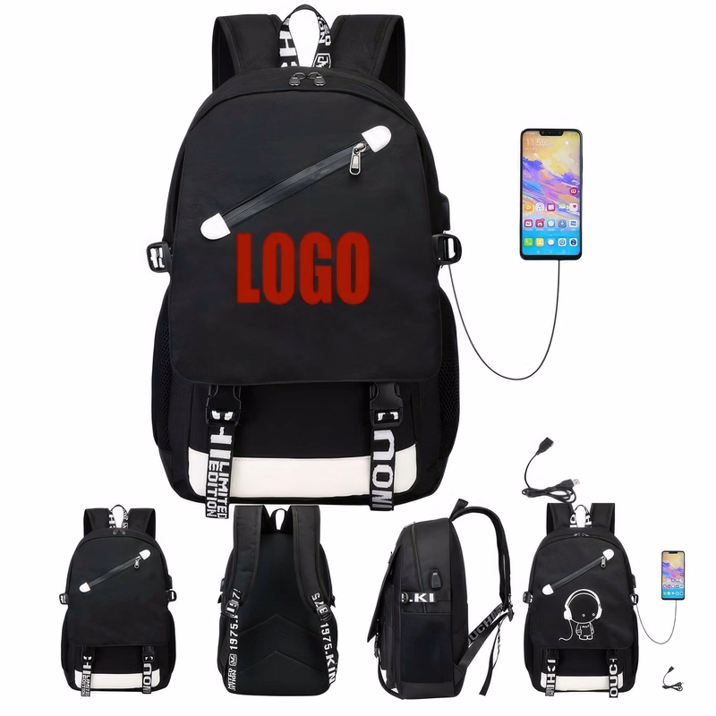 Custom Luminous Backpacks with Customizable Pattern