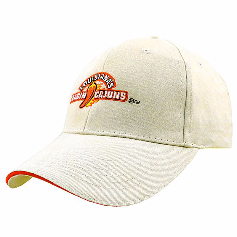 Brushed Cotton Twill Cap w/Sandwich Bill