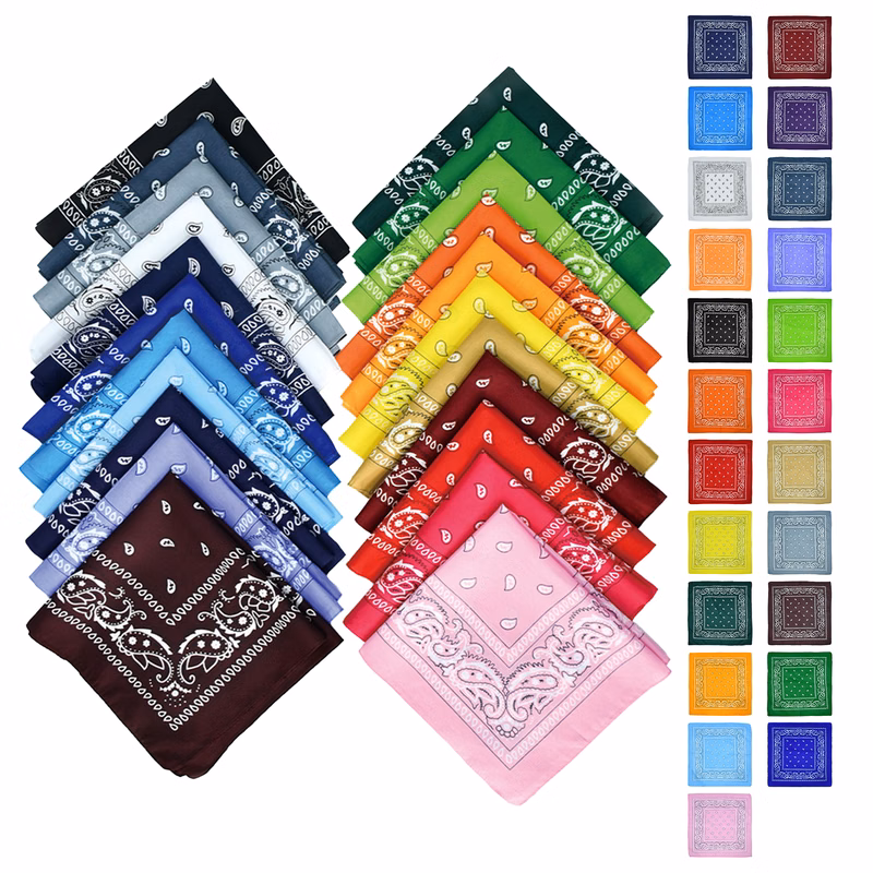 Full Color Custom Square Bandana MOQ100