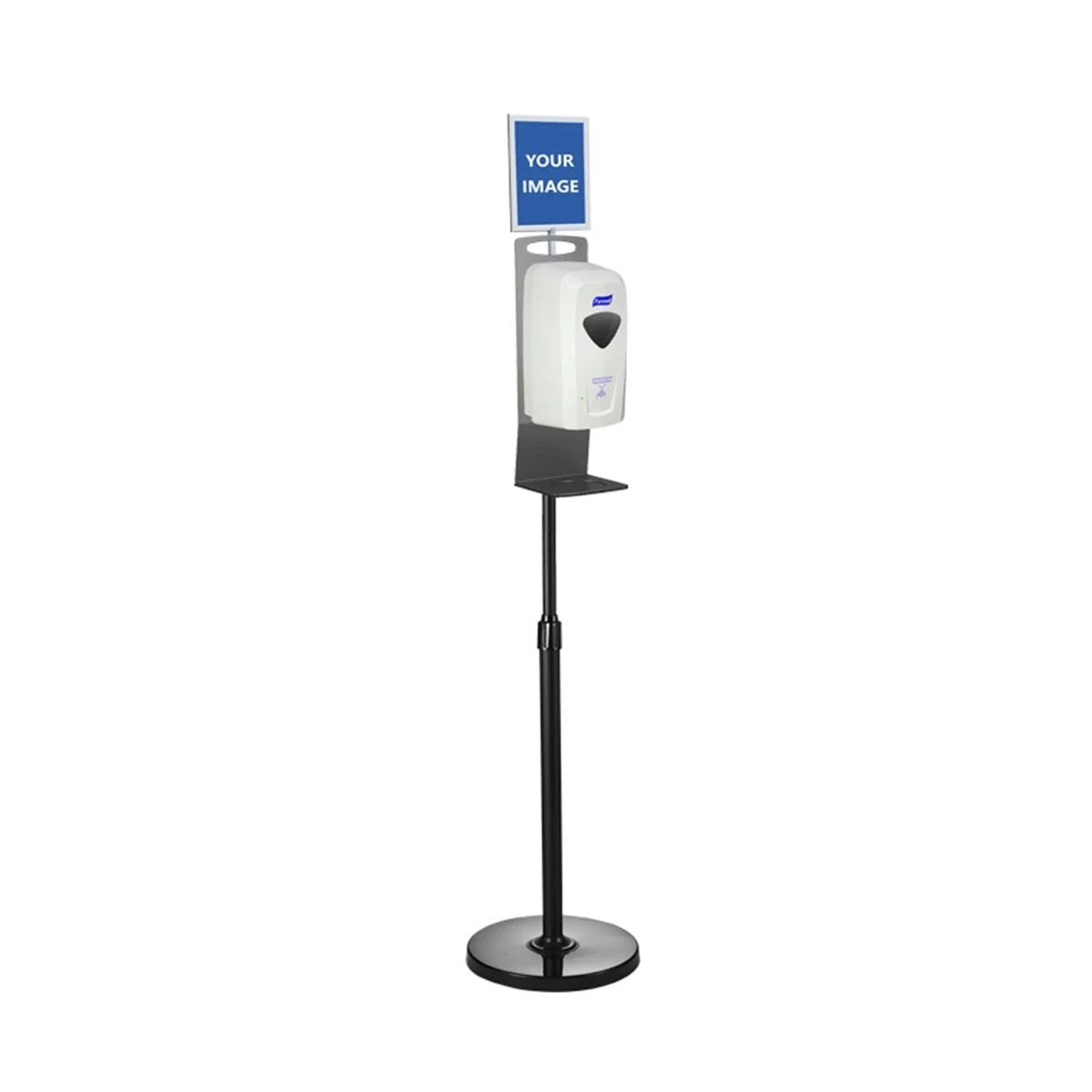 34OZ Auto-Sensing Hand Sanitizer Dispenser with Floor Stand 1