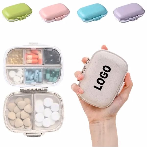 Travel Pill Organizer for Commutes, Fitness and Travel