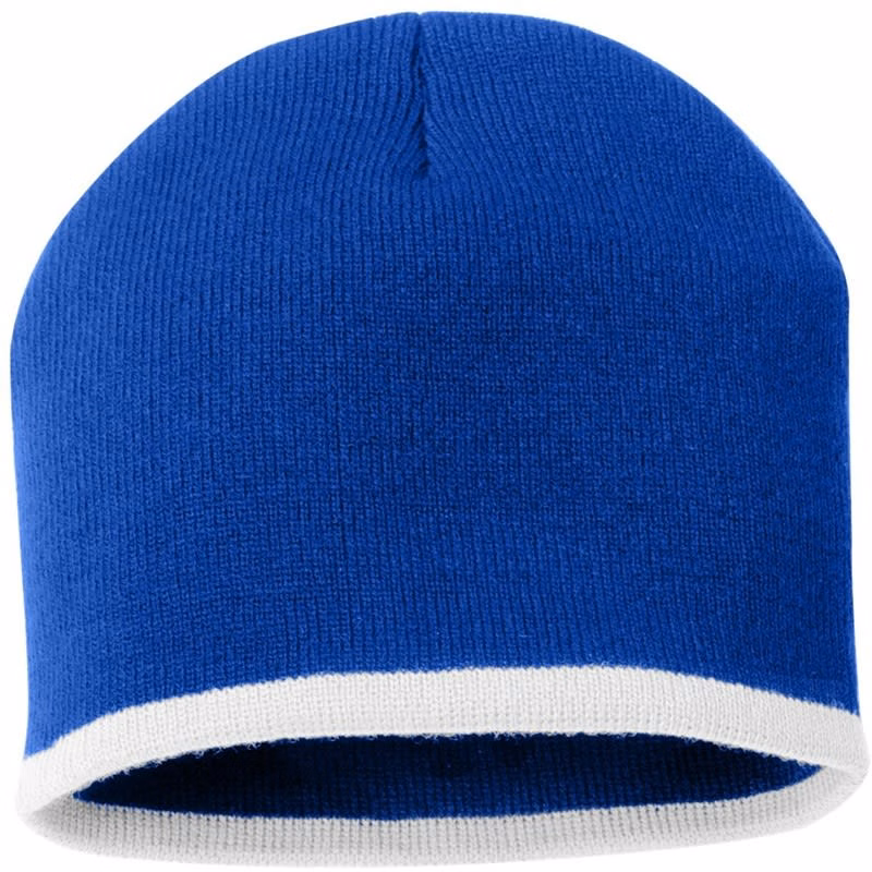 Sportsman 8" Bottom-Striped Beanie - SP09