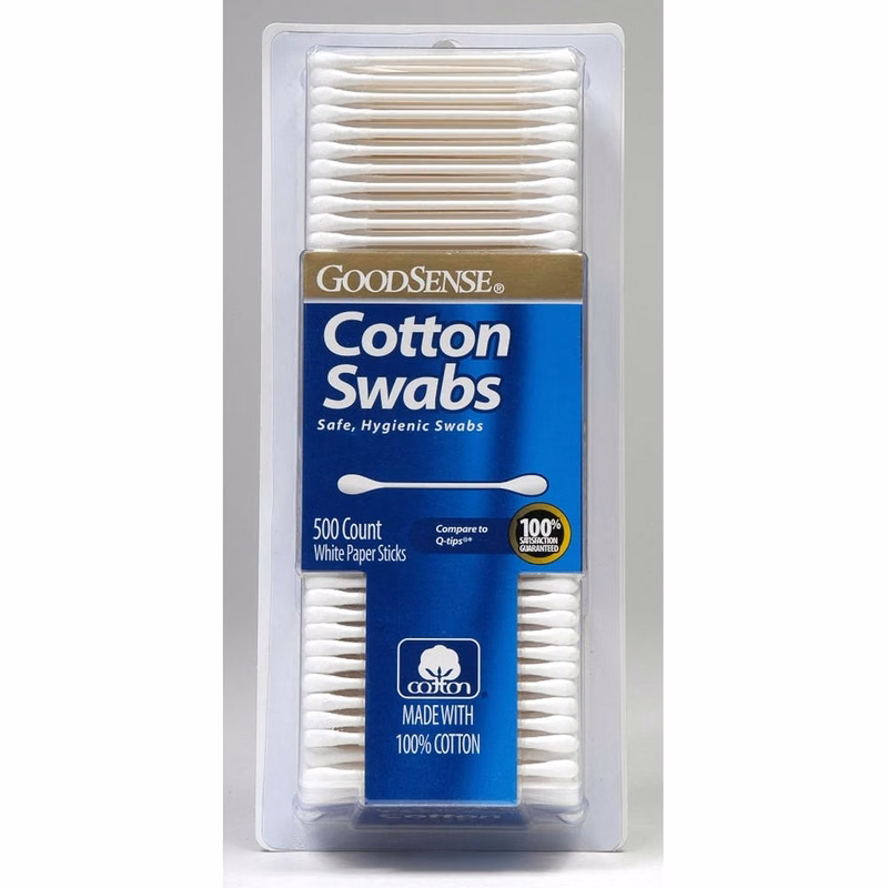 Cotton Swabs - 500 Count White Paper Sticks