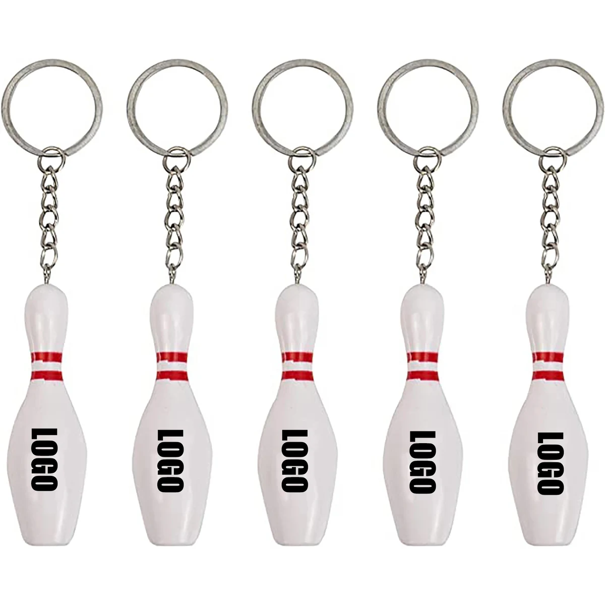 Bowling Pin Sports Keychain MOQ 100PCS 1