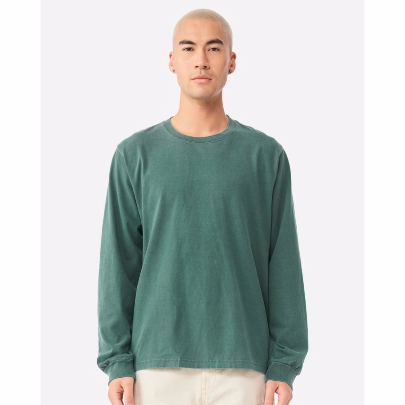 BELLA + CANVAS Unisex Heavyweight Garment-Dyed Long Sleeve Tee - 4851GD