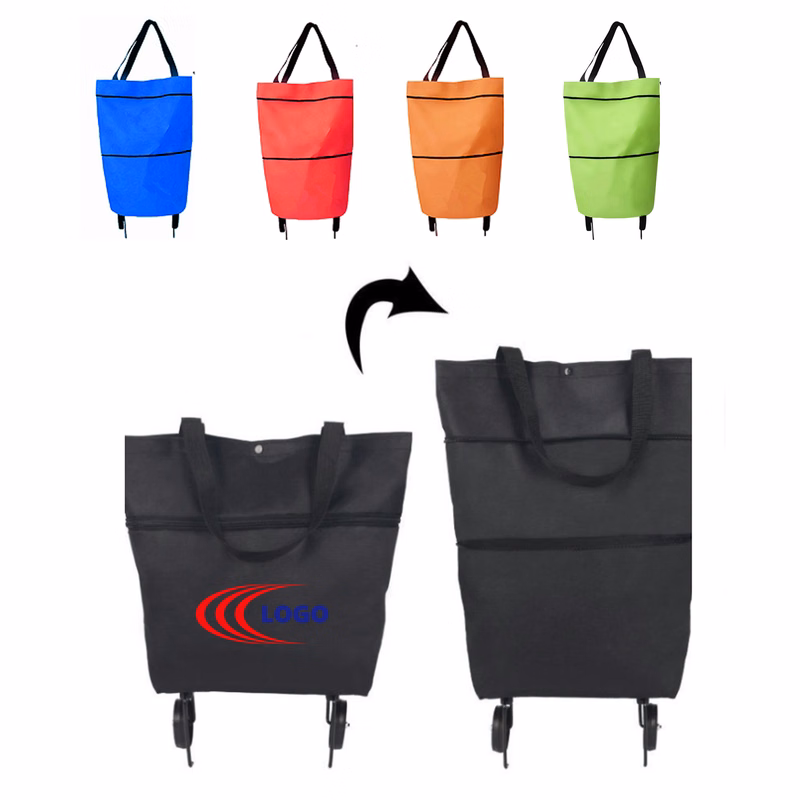 Shopping Trolley Tote Bag With Wheel