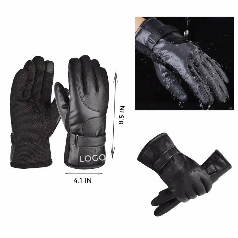 MOQ 10 PCS Versatile Leather Motorcycle Gloves