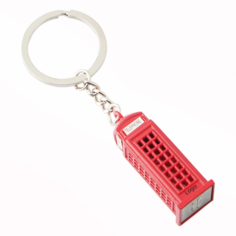 Creative Telephone Booth Keychain 1