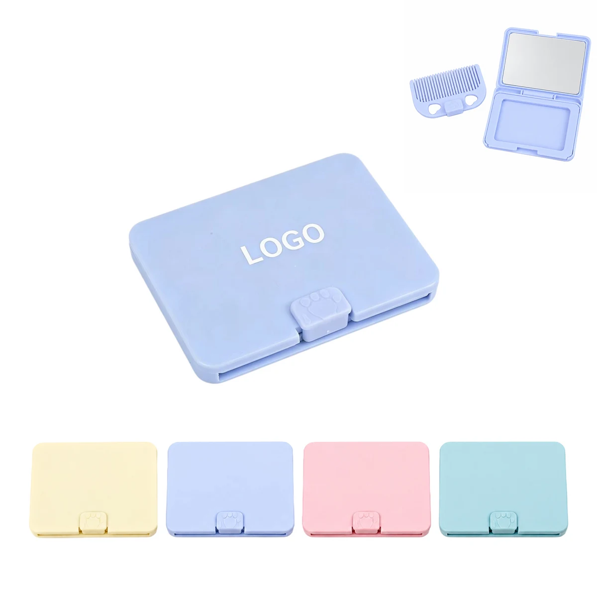 Folding Comb Mirror Set 1