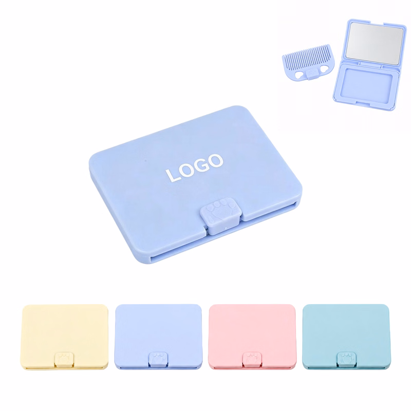 Folding Comb Mirror Set